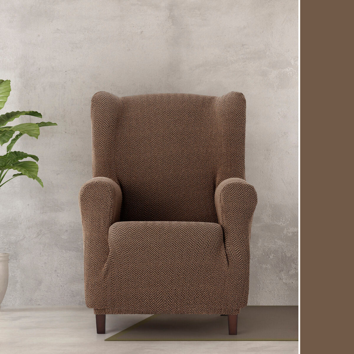 Päällinen tuolille Eysa JAZ Ruskea 80 x 120 x 100 cm