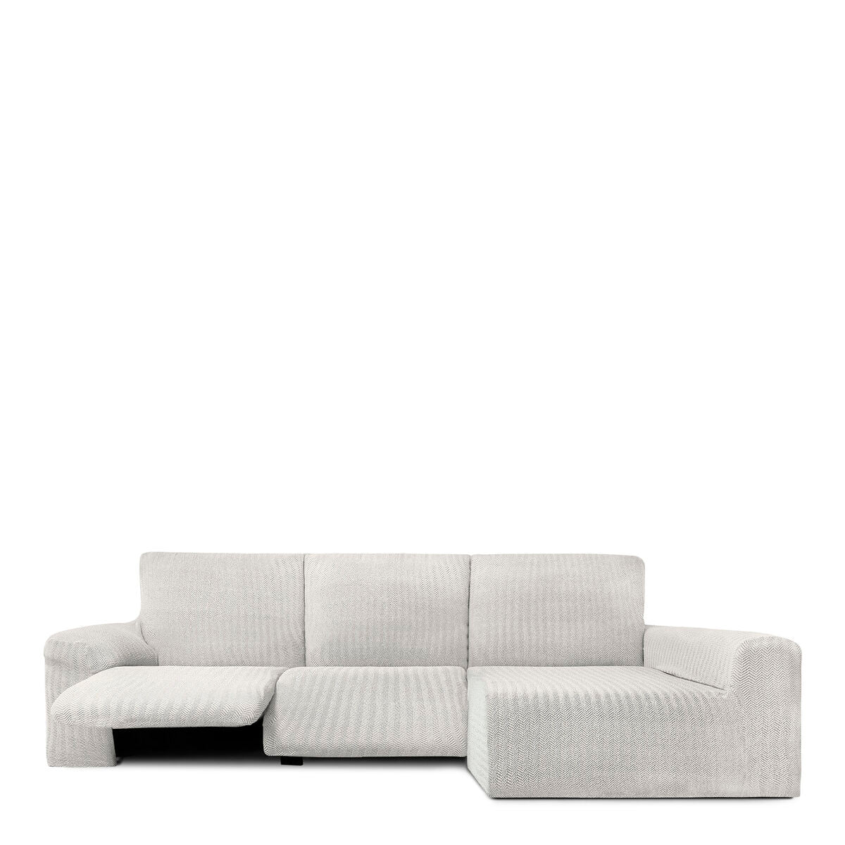 Sohvapöydän päällinen, jossa on pitkä oikea käsivarsi Eysa JAZ Valkoinen 180 x 120 x 360 cm
