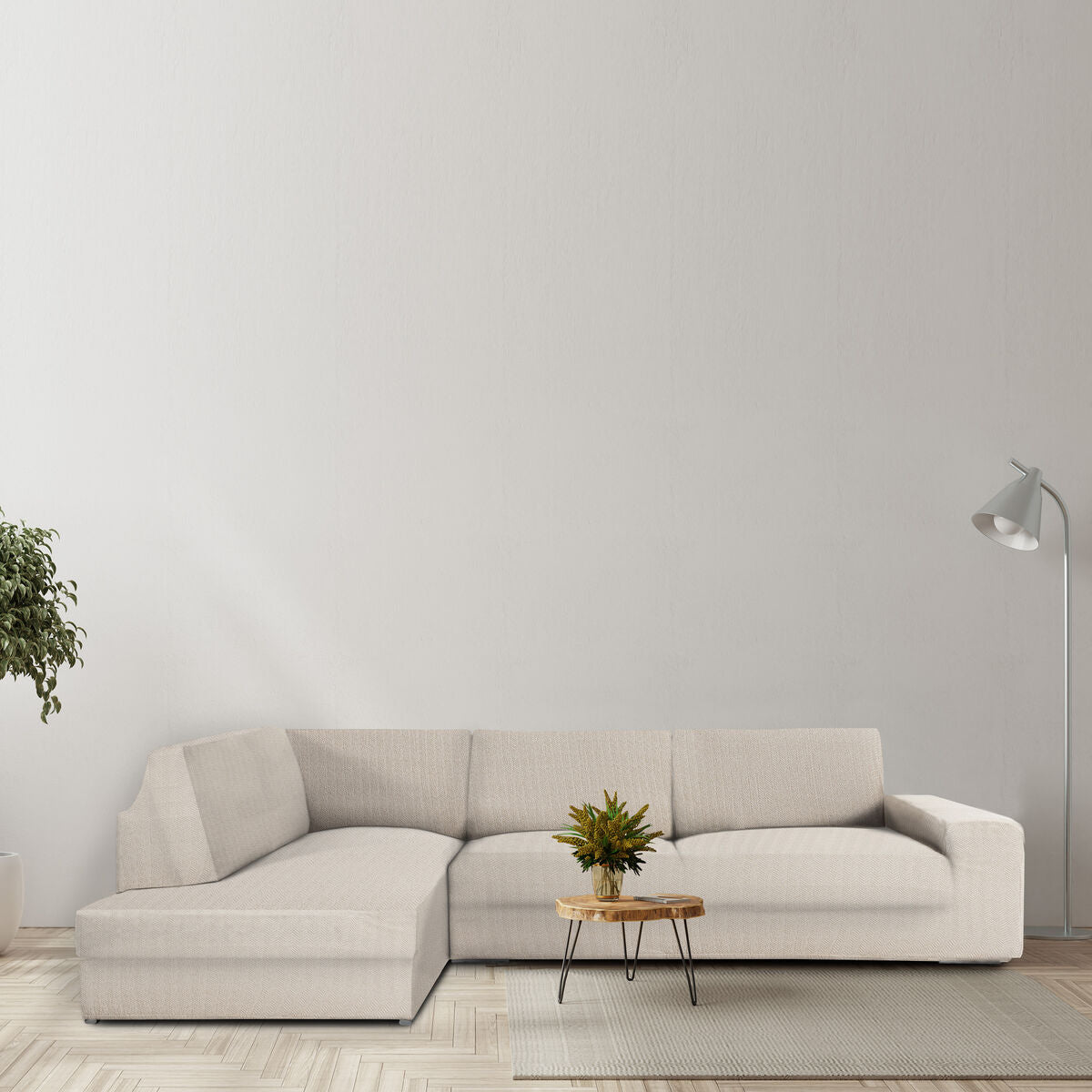 Sohvanpäällys Eysa JAZ Beige 110 x 120 x 500 cm