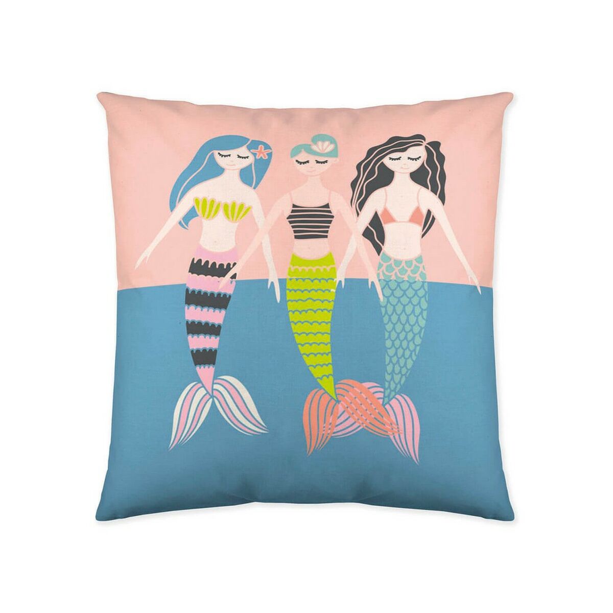 Tyynysuoja Naturals Mermaids (50 x 50 cm)
