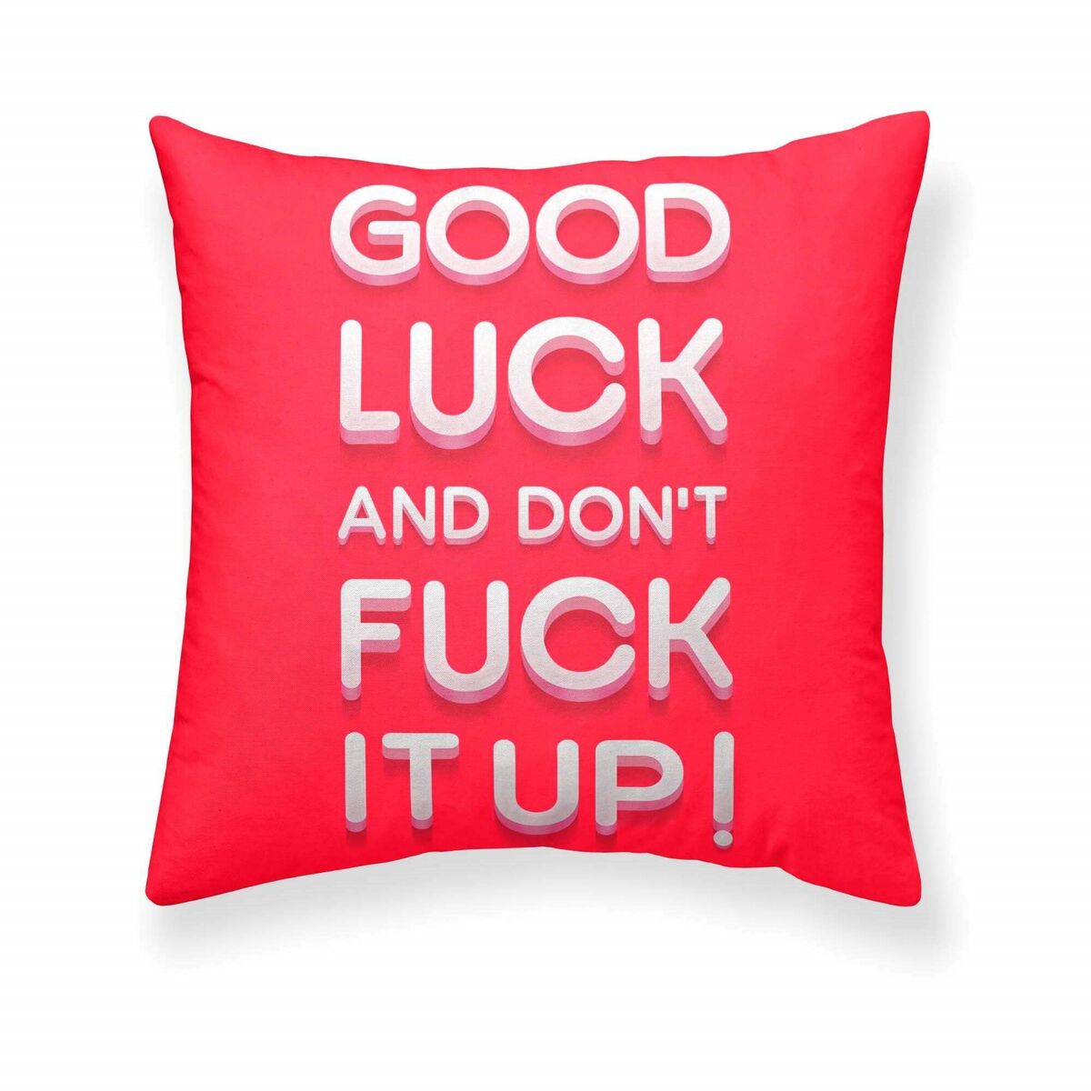 Tyynysuoja Belum Good Luck and dont f*ck it up! Monivärinen 50 x 50 cm