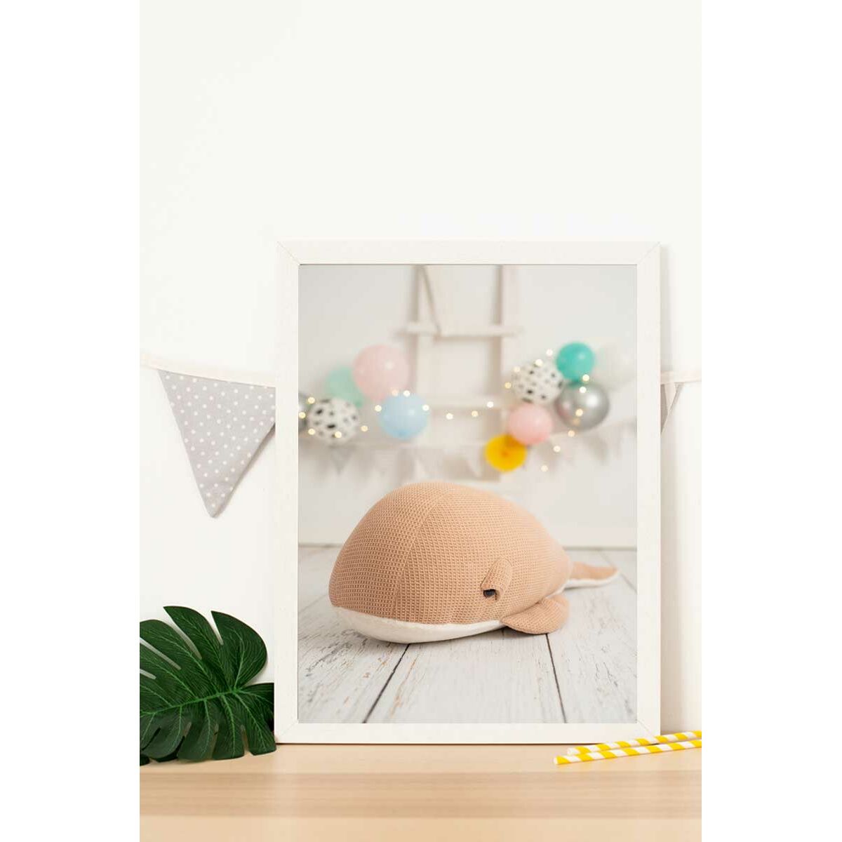 Maalaus Crochetts Monivärinen 33 x 43 x 2 cm Valas