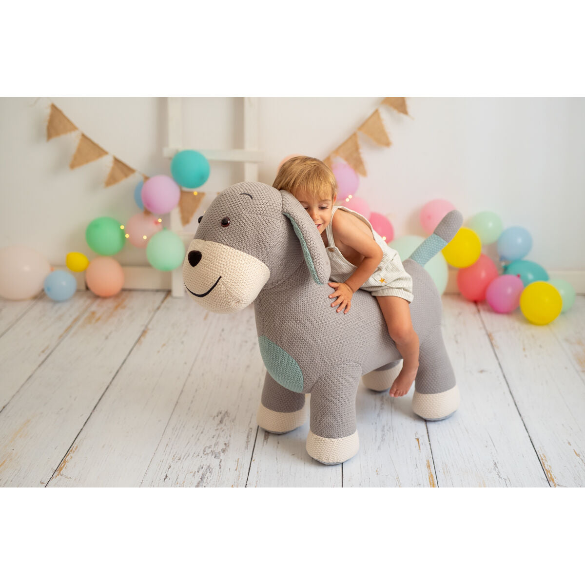 Pehmolelu Crochetts AMIGURUMIS MAXI Valkoinen 80 x 80 x 38 cm