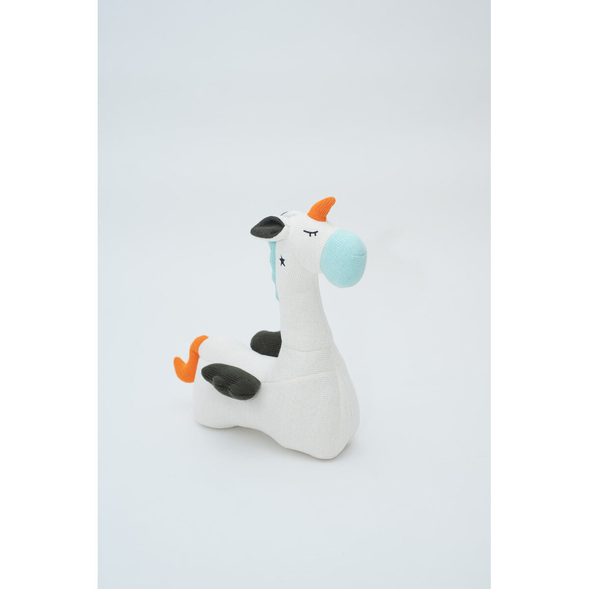 Pehmolelu Crochetts AMIGURUMIS MINI Sininen Valkoinen Pegaso 65 x 43 x 18 cm