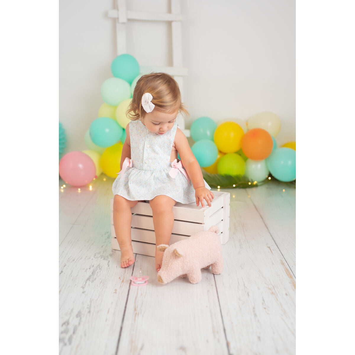 Pehmolelu Crochetts Bebe Pinkki Possu 30 x 13 x 8 cm