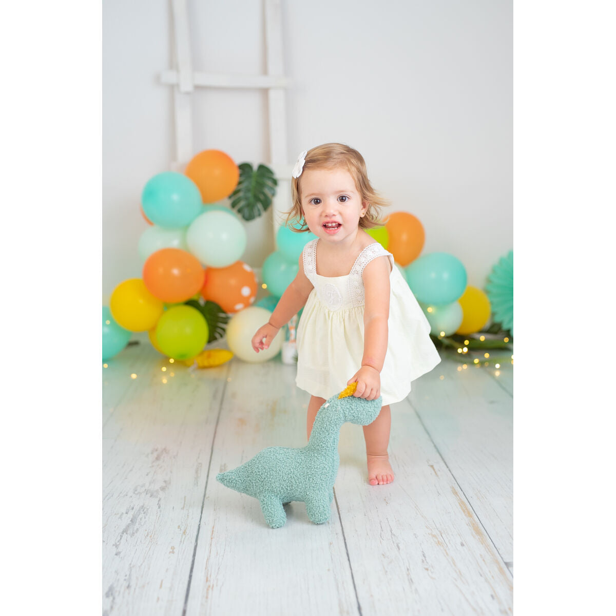 Pehmolelu Crochetts Bebe Vihreä Dinosaurus 30 x 24 x 10 cm