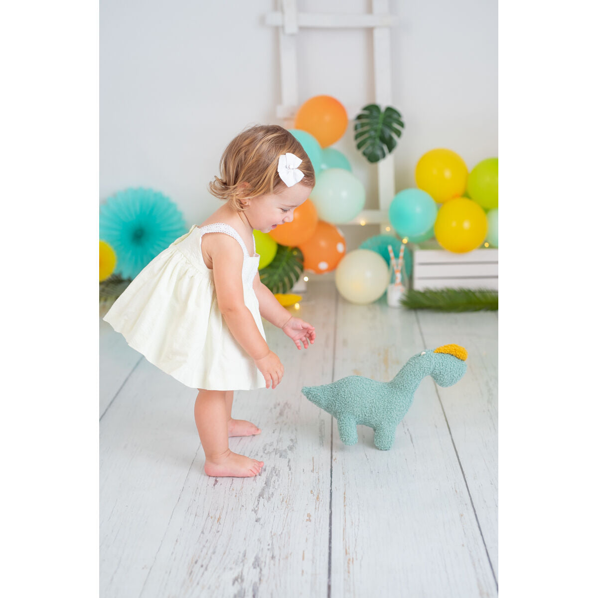 Pehmolelu Crochetts Bebe Vihreä Dinosaurus 30 x 24 x 10 cm