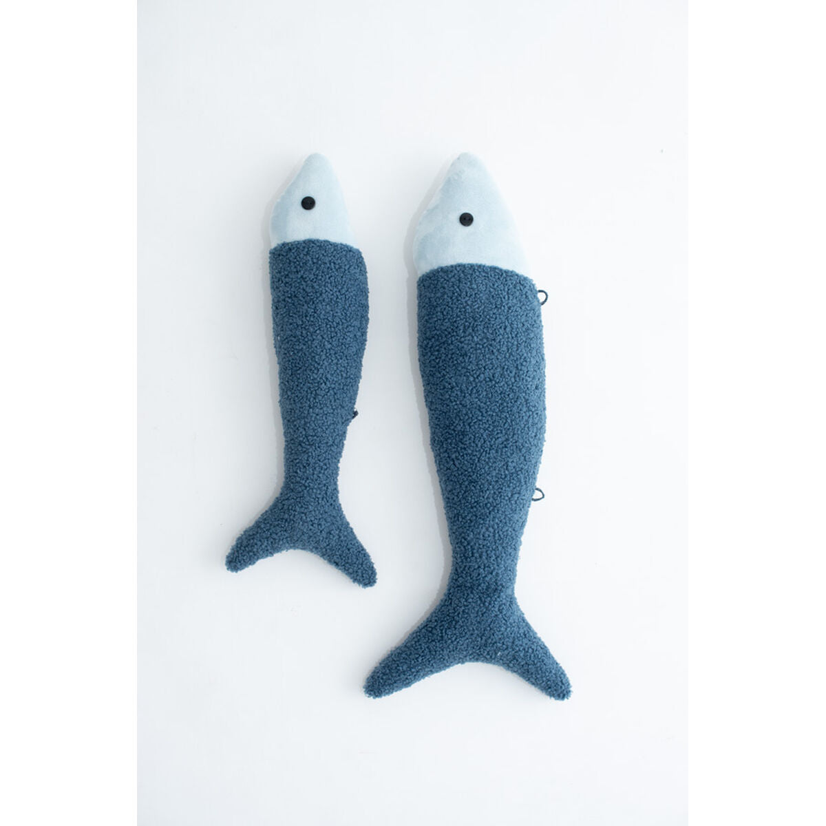 Pehmolelu Crochetts OCÉANO Tummansininen Kalat 11 x 6 x 46 cm 9 x 5 x 38 cm 2 Kappaletta