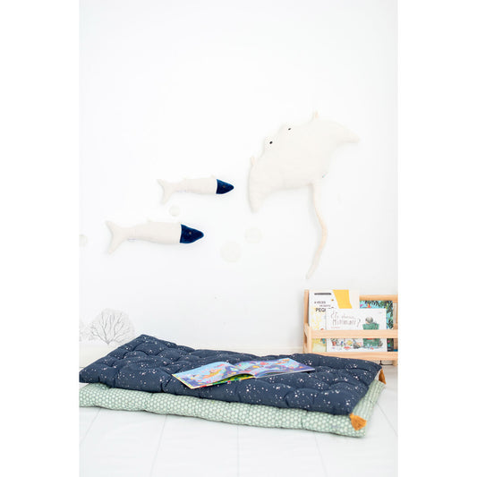 Pehmolelu Crochetts Sininen Paholaisrausku Kalat 3 Kappaletta