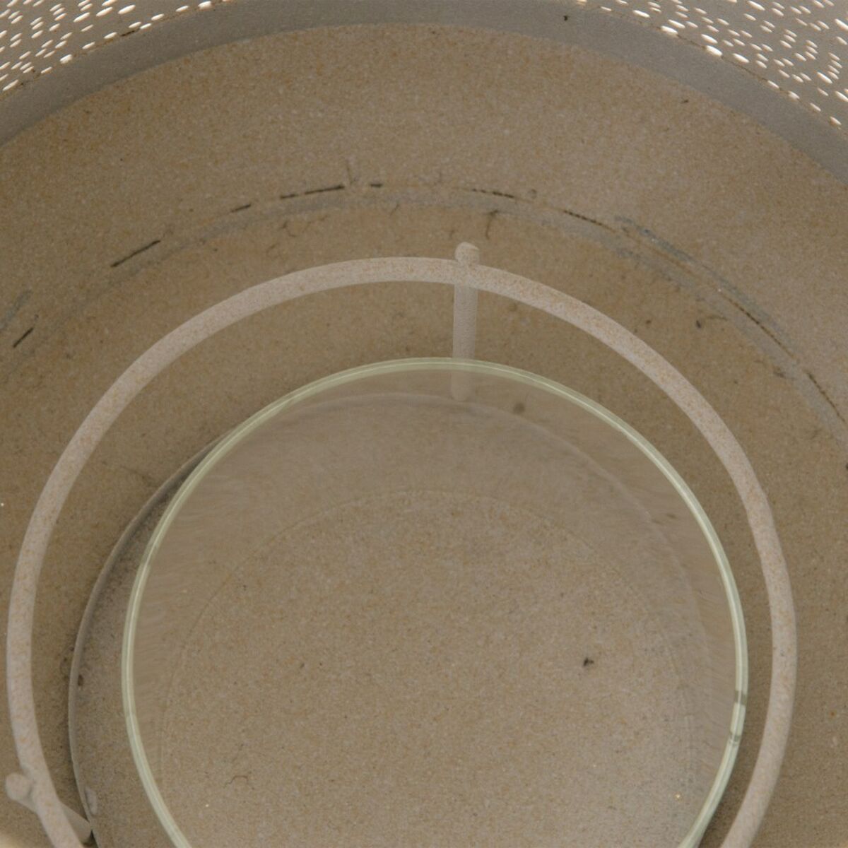 Kynttilänjalka 22,5 x 22,5 x 50 cm Luonnollinen Metalli