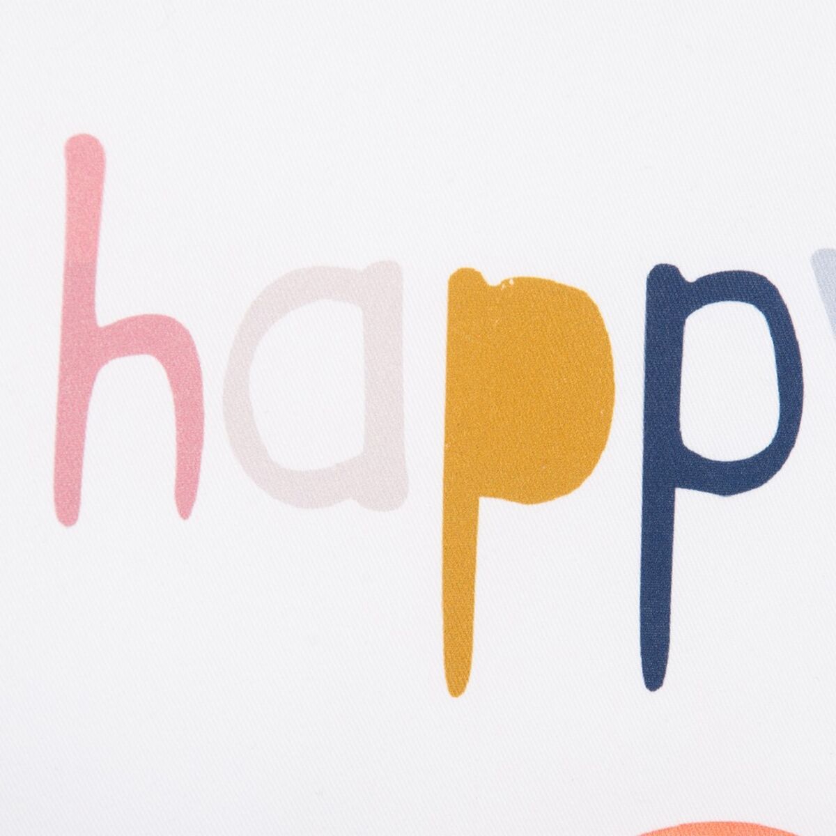 Tyyny Happy Valkoinen 40 x 40 cm Neliö