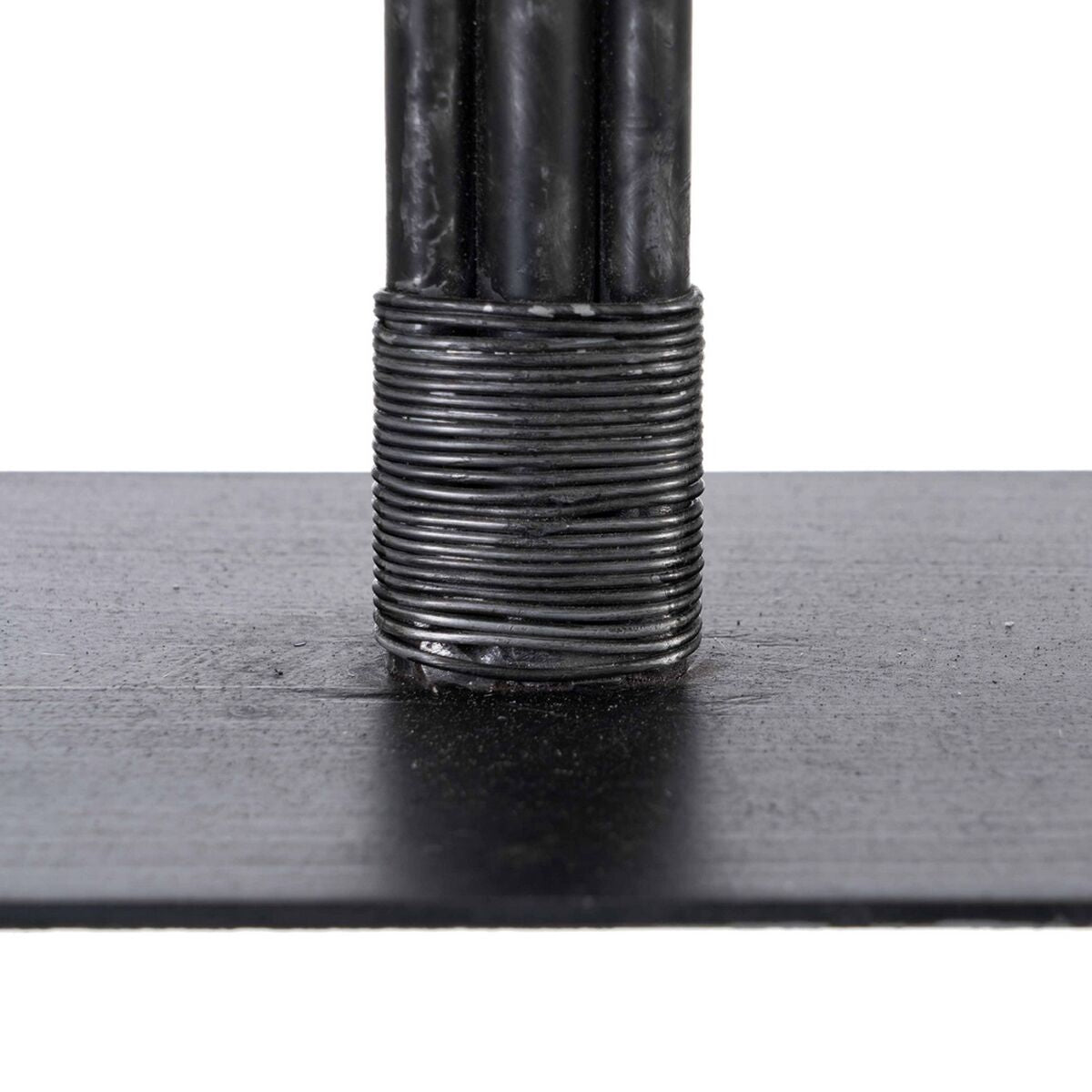 Kynttelikkö 41 x 12 x 30,5 cm Musta Kullattu Metalli