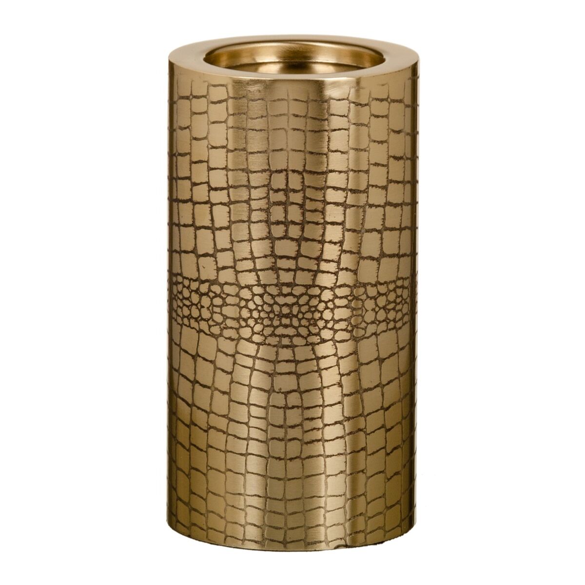 Kynttilänjalka Kullattu Metalli 12 x 12 x 23 cm