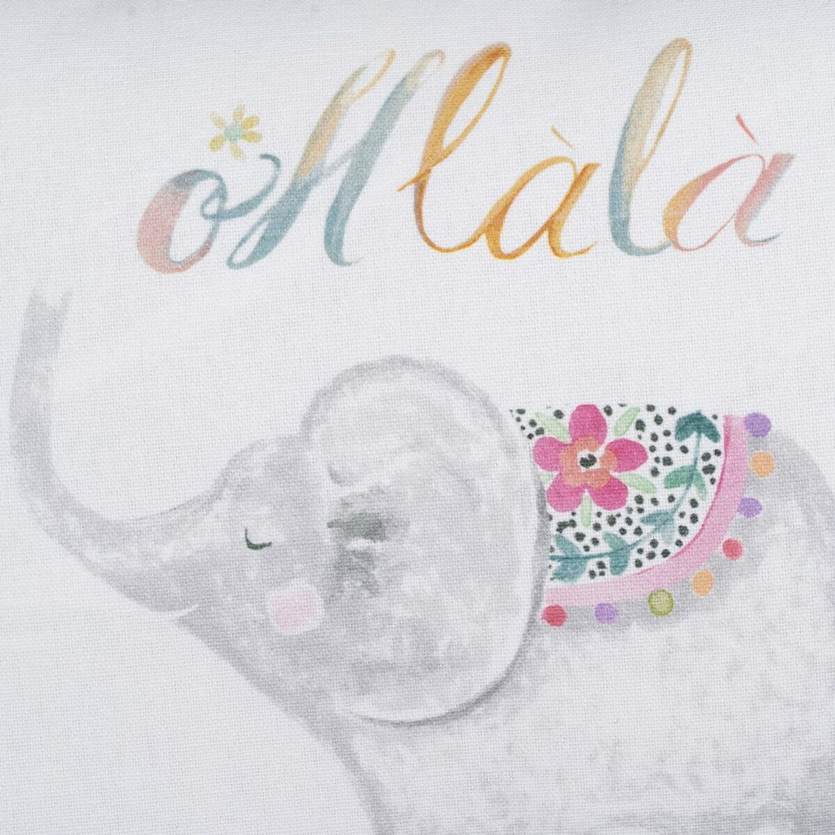 Tyyny Lasten Norsu 100% puuvillaa 45 x 30 cm