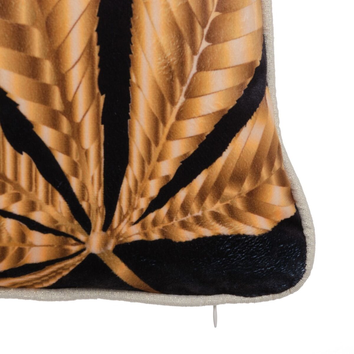 Tyyny Musta Kullattu Polyesteri 45 x 45 cm