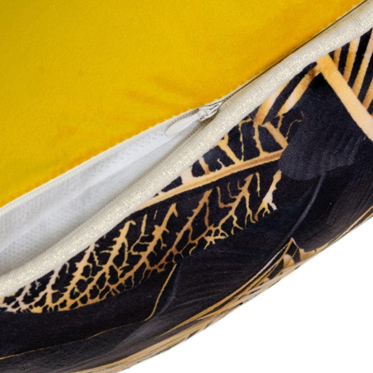 Tyyny Musta Kullattu Polyesteri 45 x 45 cm