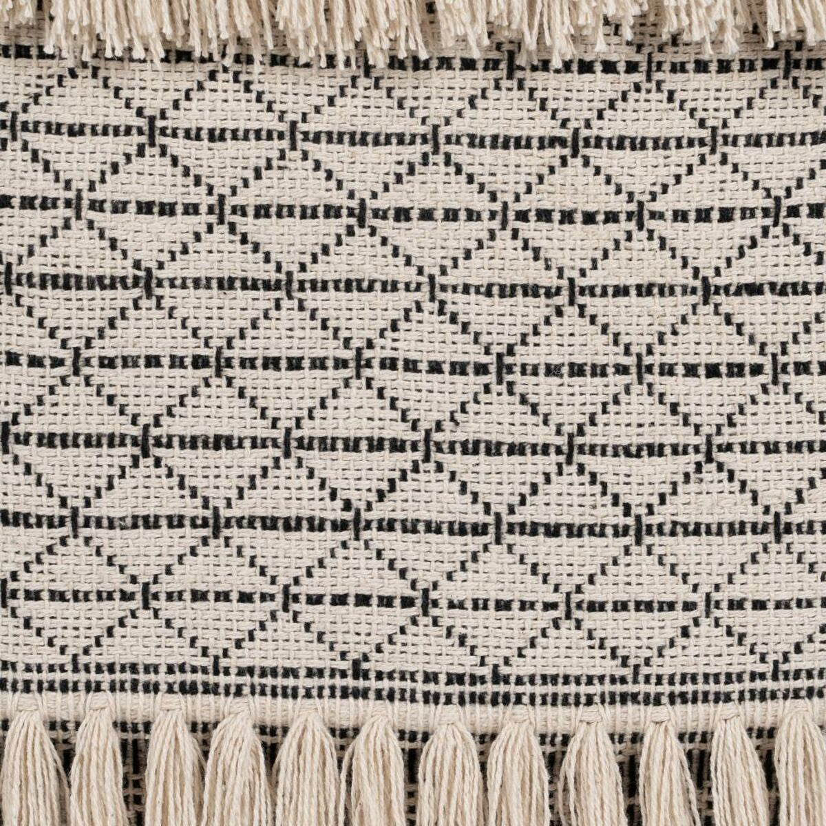 Tyyny Puuvilla Musta Beige 45 x 45 cm