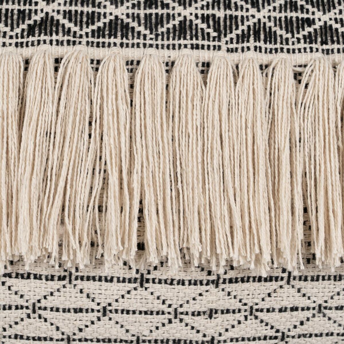 Tyyny Puuvilla Musta Beige 30 x 60 cm