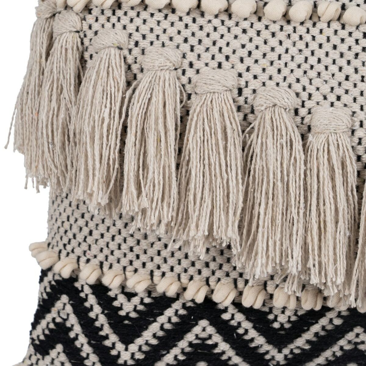 Tyyny Puuvilla Musta Beige 30 x 60 cm