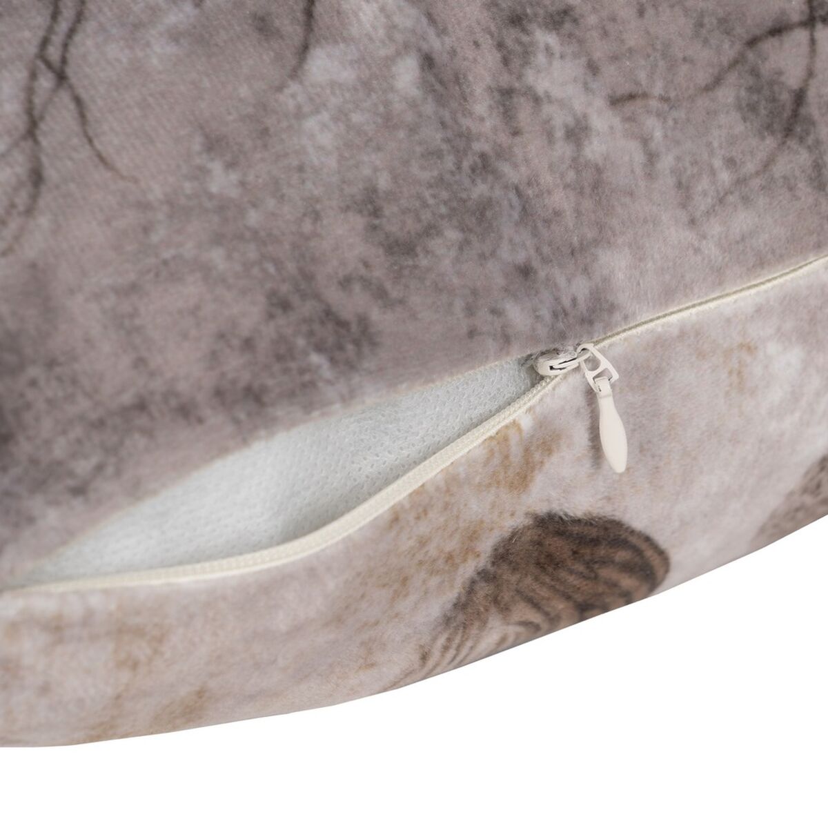 Tyyny Ruskea Beige Sametti 50 x 30 cm