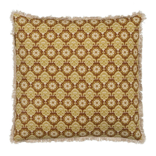 Tyyny Puuvilla Ruskea Beige 50 x 50 cm
