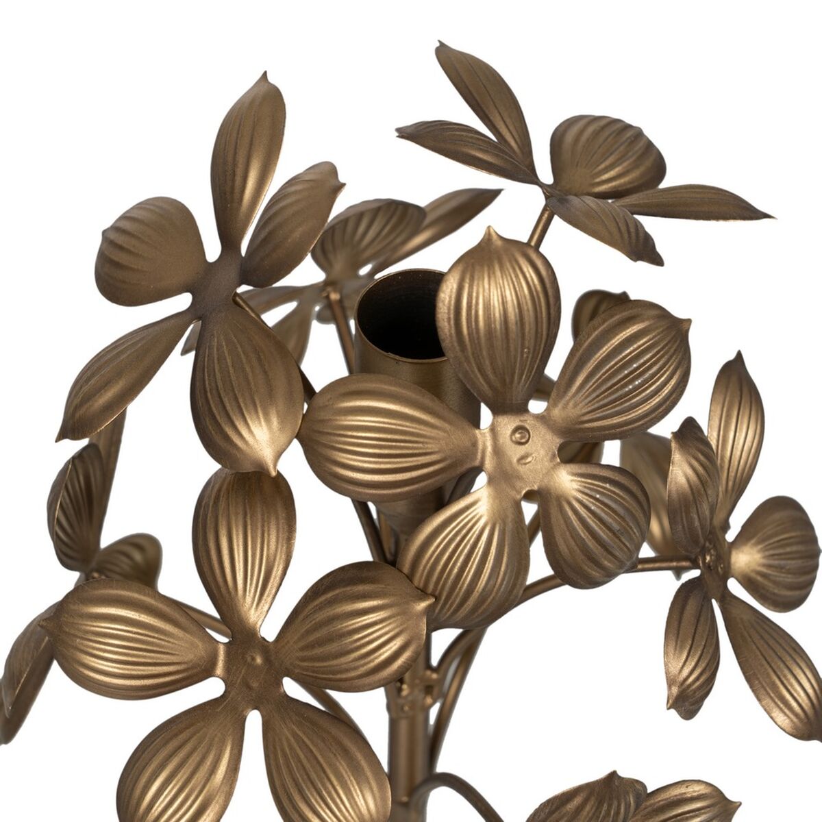 Kynttilänjalka Kullattu Rauta 15 x 15 x 50 cm