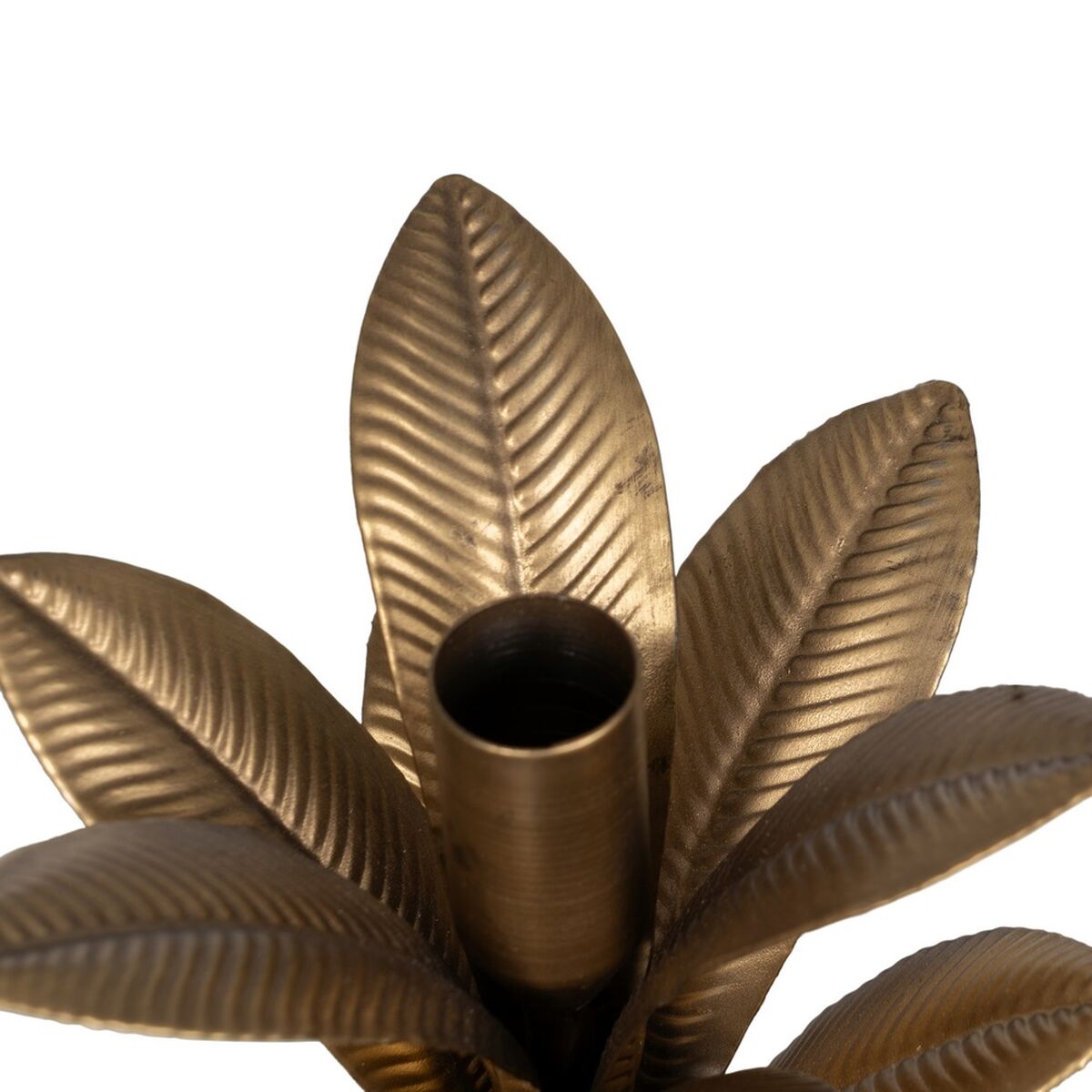 Kynttilänjalka Kullattu Rauta 15 x 15 x 43 cm