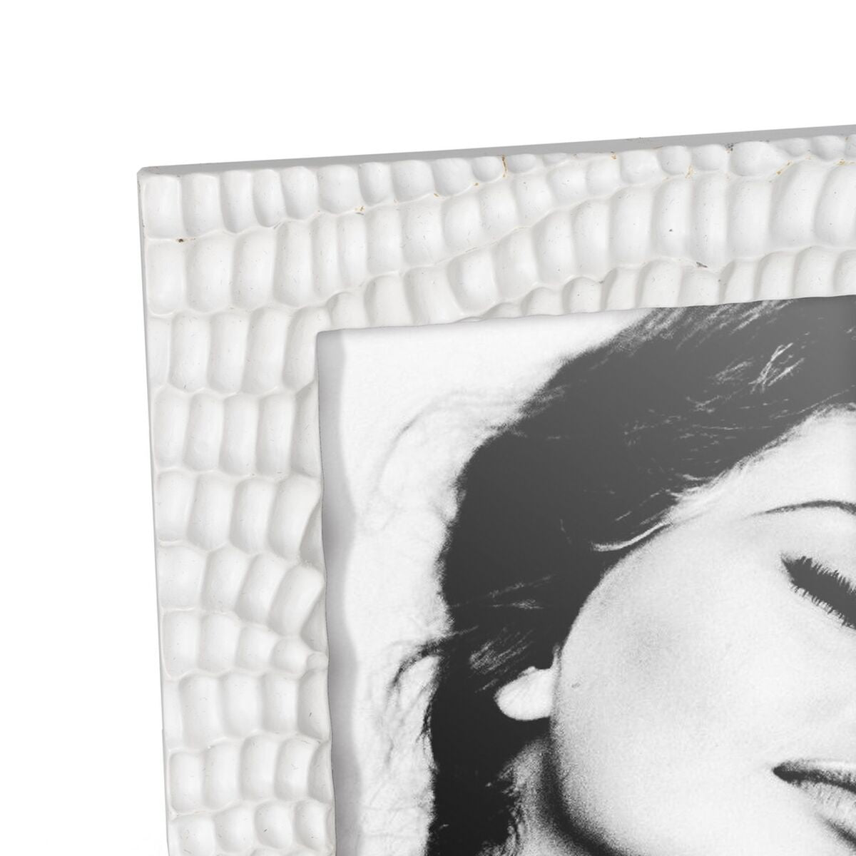 Kuvakehys Valkoinen Polyresiini 16 x 1,7 x 21 cm