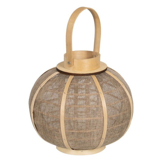 Žibintas Kynttilänjalka Žibintas Beige Juutti 26 x 26 x 23,5 cm
