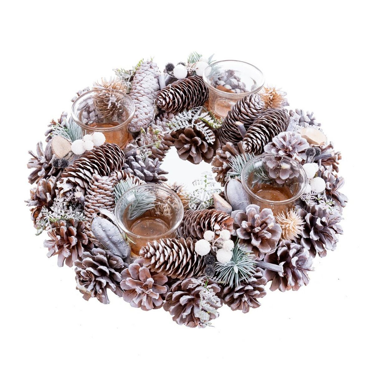 Joulu kynttilänjalka Monivärinen Muovinen Foam 31 x 31 x 8 cm