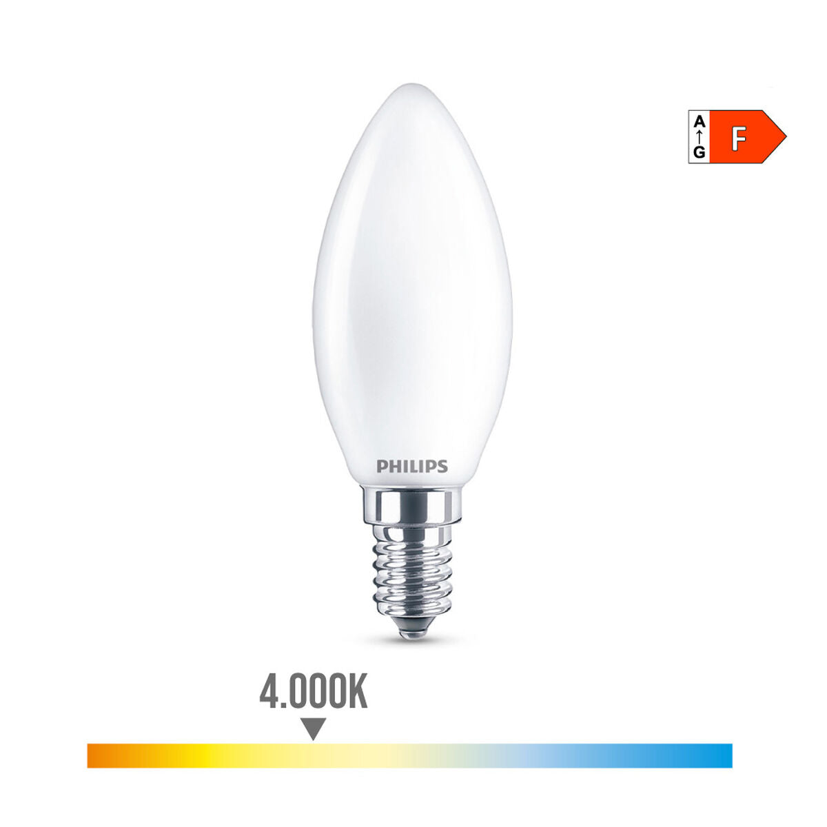 LED-lamppu Philips 3,5 x 9,7 cm E14 470 lm 4,3 W (4000 K)