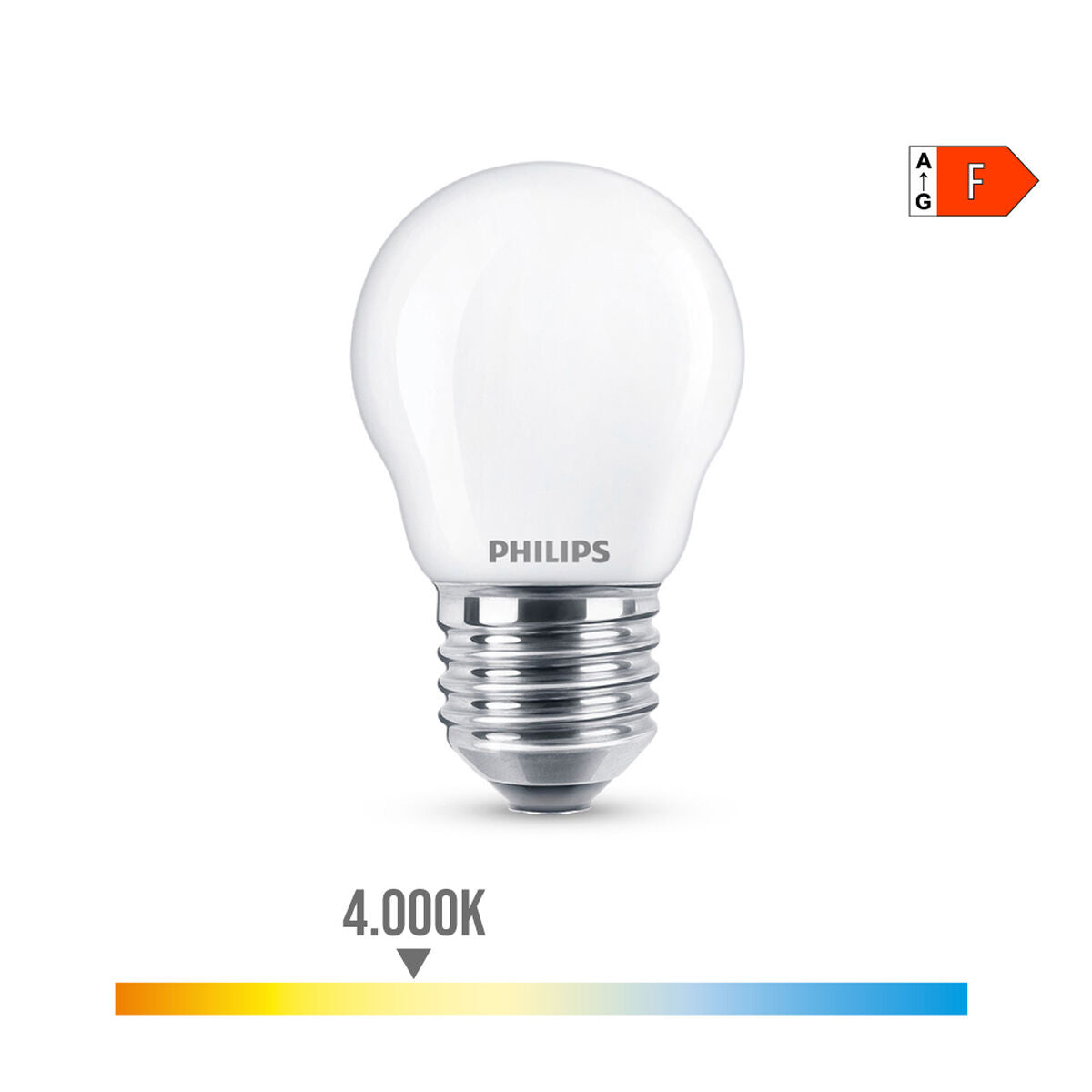 LED-lamppu Philips   4,5 x 7,8 cm E27 F 470 lm 4,3 W (4000 K)