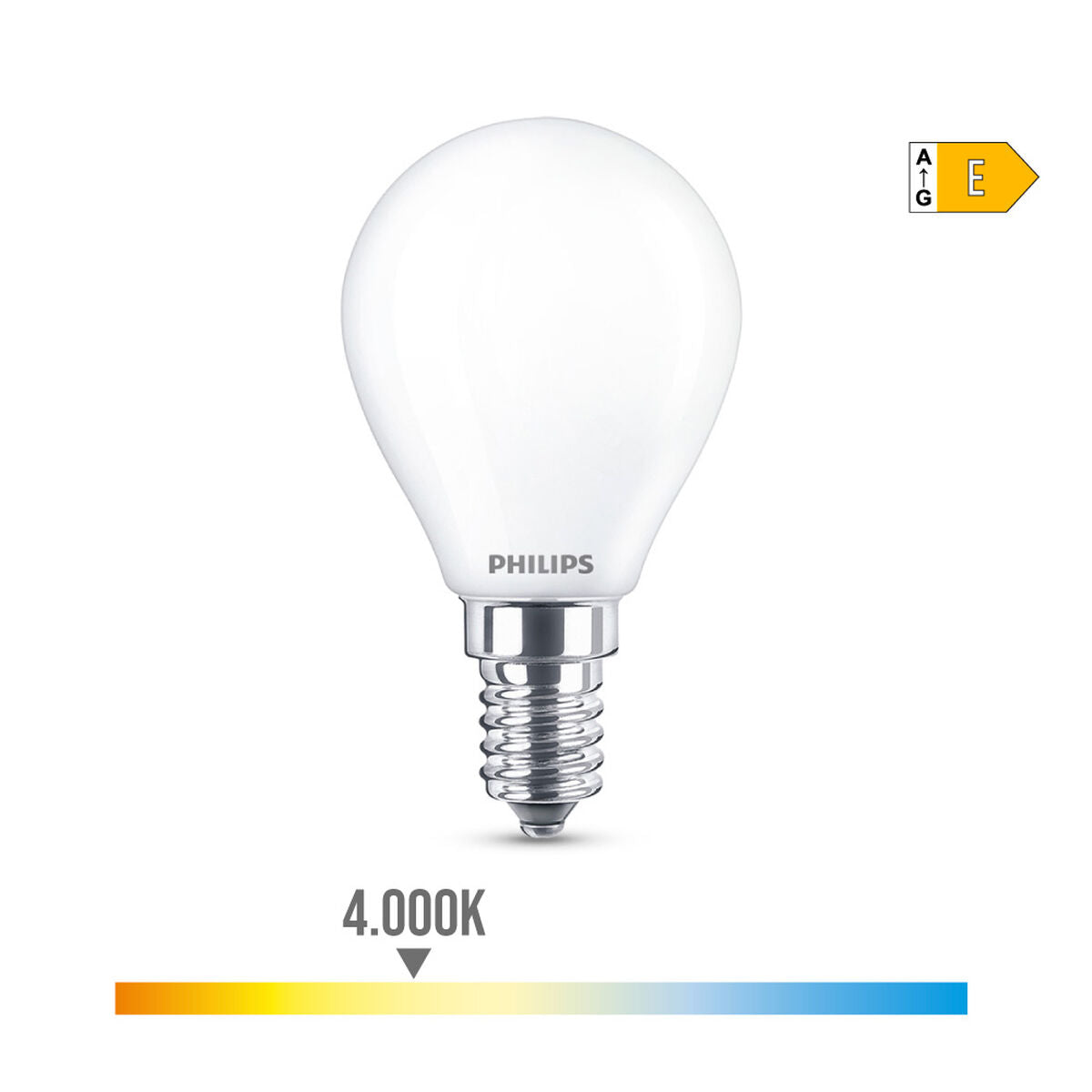 LED-lamppu Philips E14 E 6,5 W 806 lm Ø 4,5 x 8 cm (4000 K)