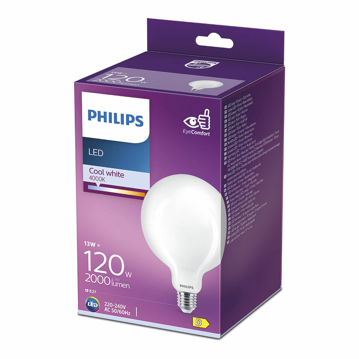 LED-lamppu Philips 12,4 x 17,7 cm E27 13 W 2000 Lm (4000 K)