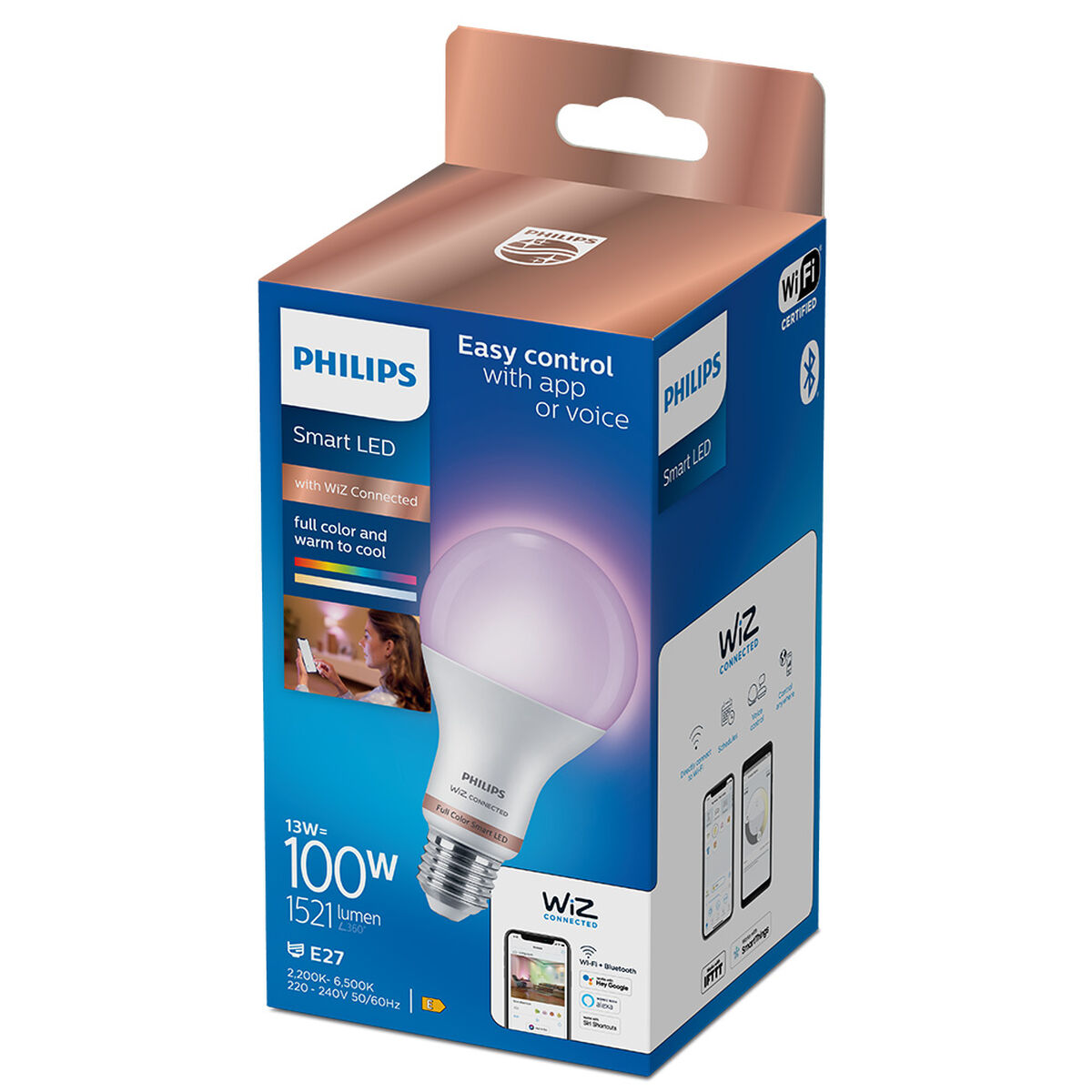 LED-lamppu Philips Wiz E27 13 W 1521 Lm