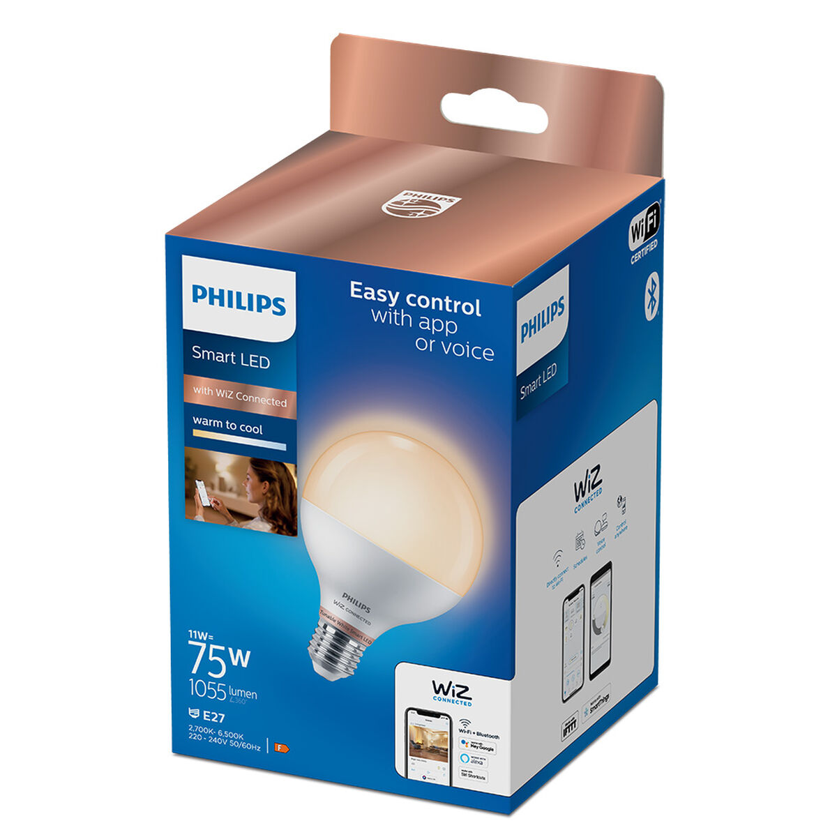 LED-lamppu Philips Wiz E27 11 W 1055 lm