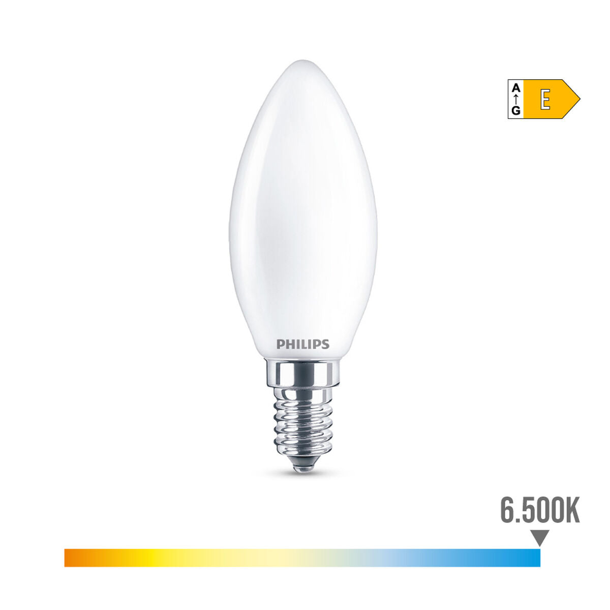 LED-lamppu Philips 3,5 x 9,7 cm E14 6,5 W 806 lm (6500 K)