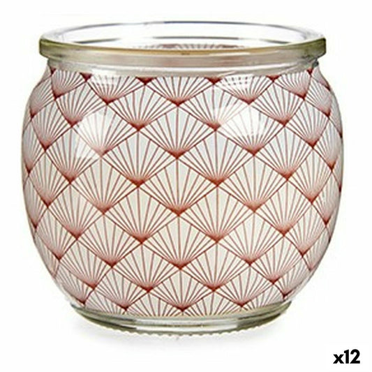 Tuoksukynttilä Kookos Kerma Lasi Vaha (7,5 x 6,3 x 7,5 cm) (12 osaa)