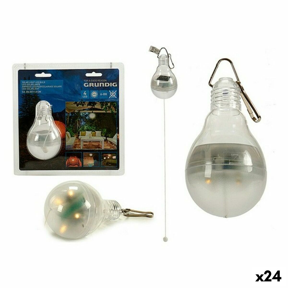 LED-lamppu Grundig Auringonottolamppu (7 x 12 x 7 cm) (24 osaa)