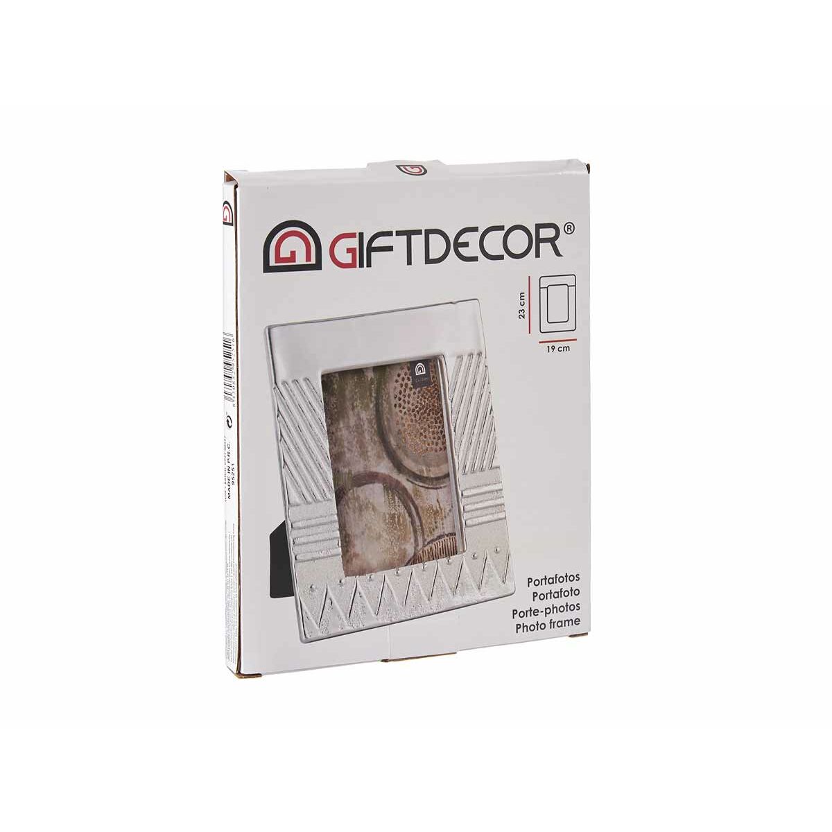 Kuvakehys Hopeinen Keraminen 18,5 x 1,5 x 23 cm (6 osaa)