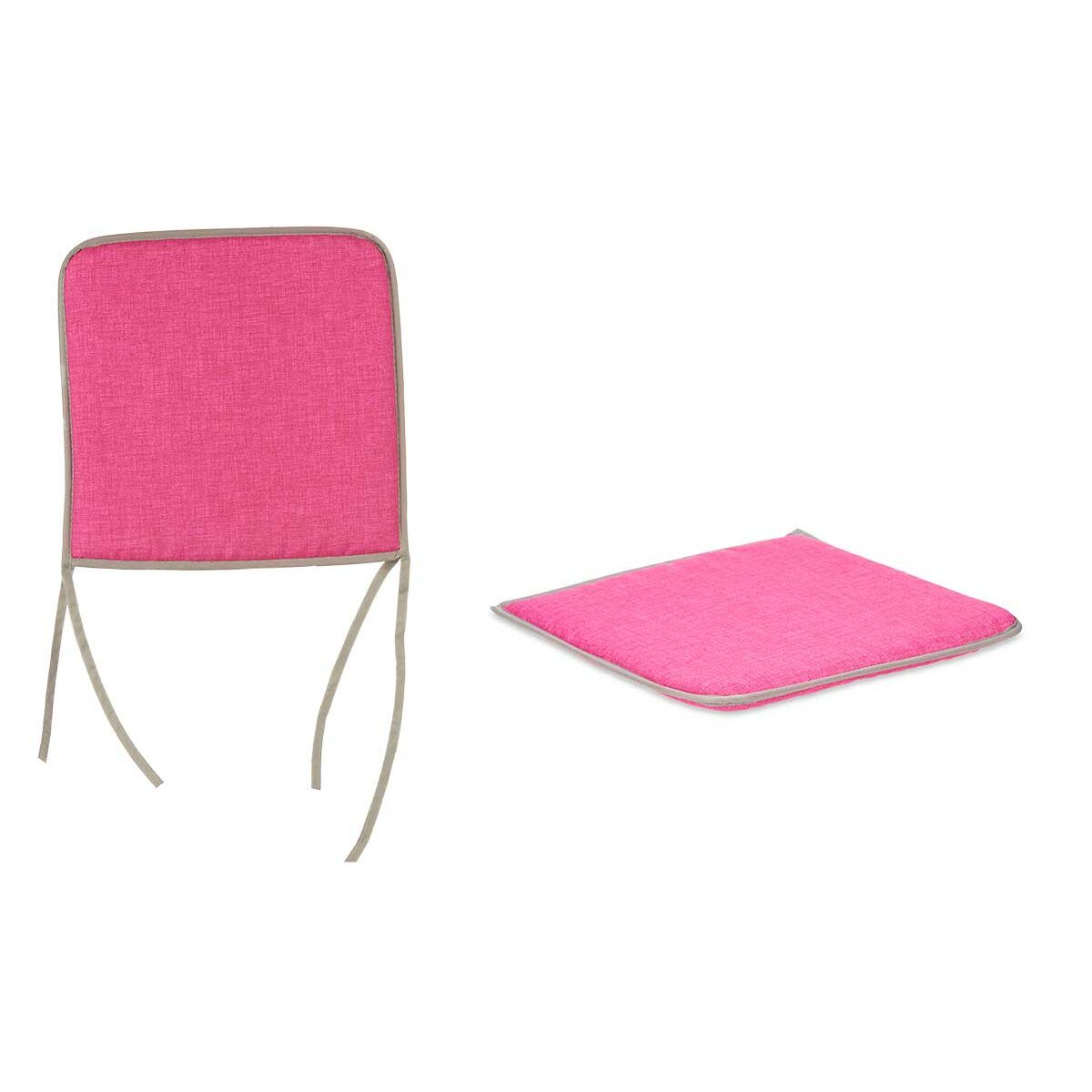 Tuolityyny Pinkki 38 x 2,5 x 38 cm (4 osaa)