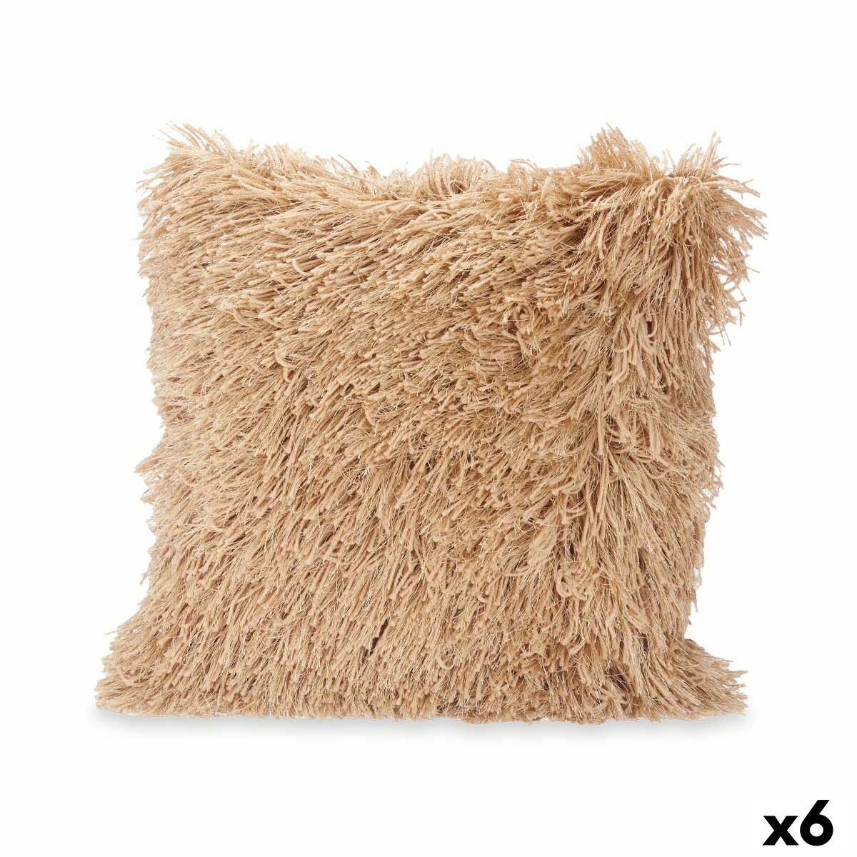 Tyyny Beige Puuvilla Polyesteri 45 x 2 x 45 cm (6 osaa)