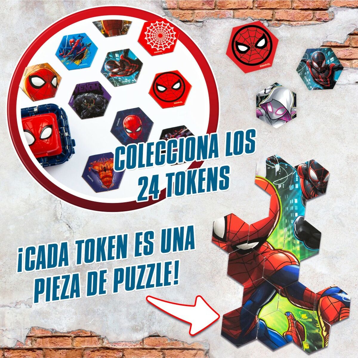 Taitopeli Spider-Man Battle Cubes (12 osaa)
