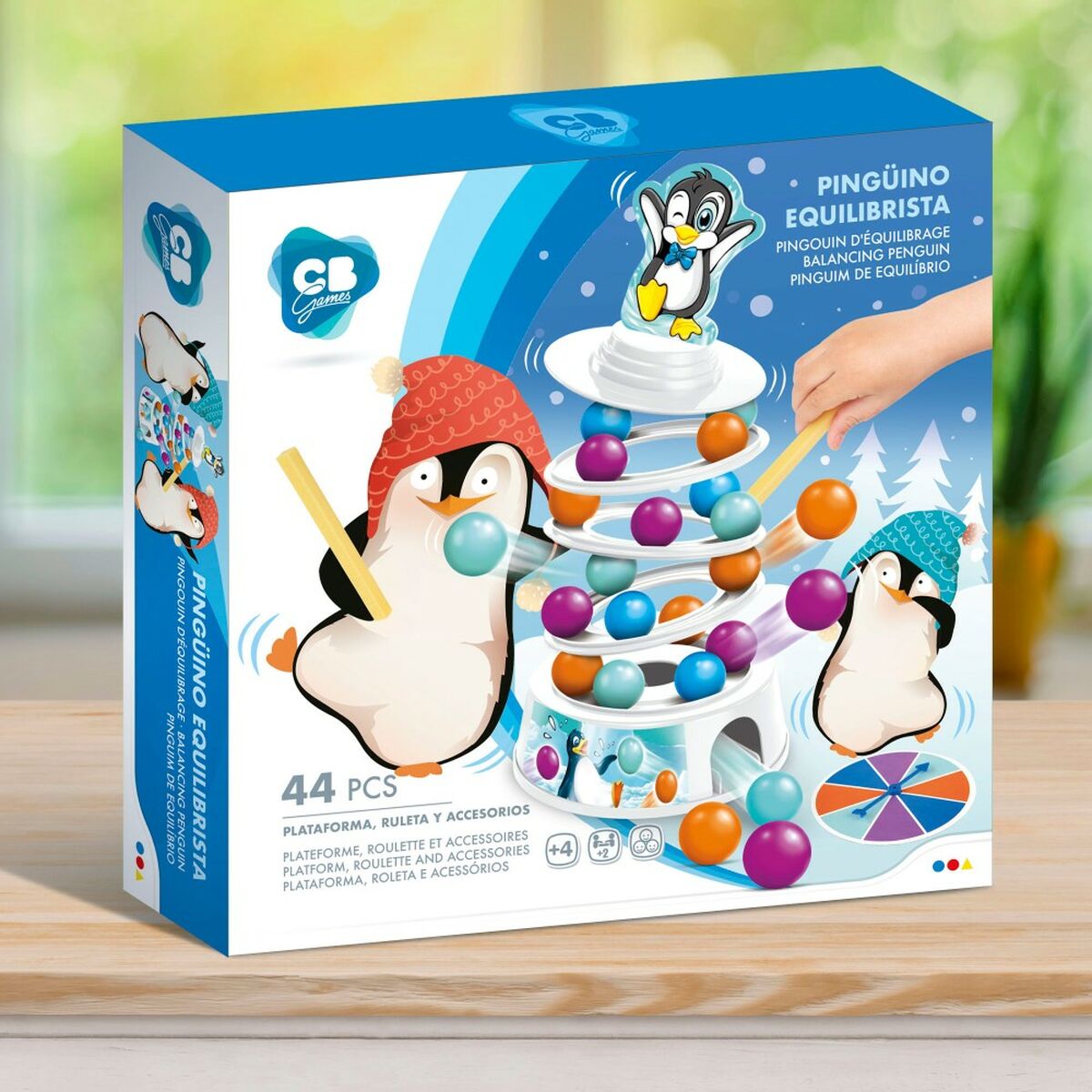 Lautapeli Colorbaby Pingviini (6 osaa)