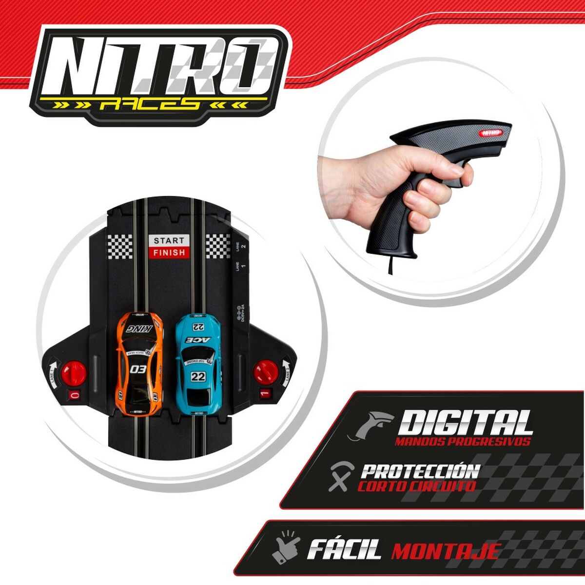 Kilparata Speed & Go 2 auto 2 osaa 165 x 24,5 x 95 cm