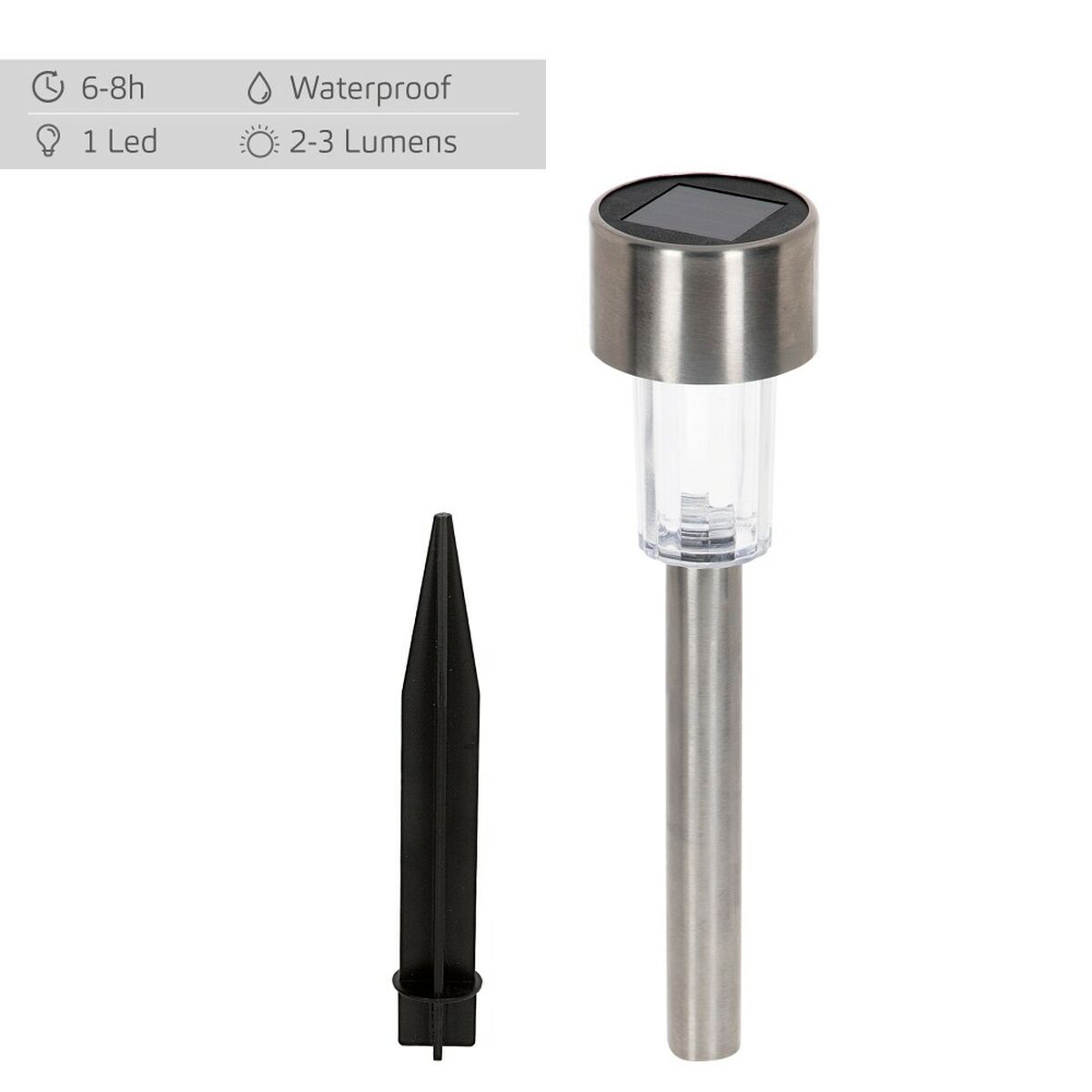 Puutarhan aurinkovaarna Aktive Muovinen 5,5 x 36 x 5,5 cm (24 osaa)