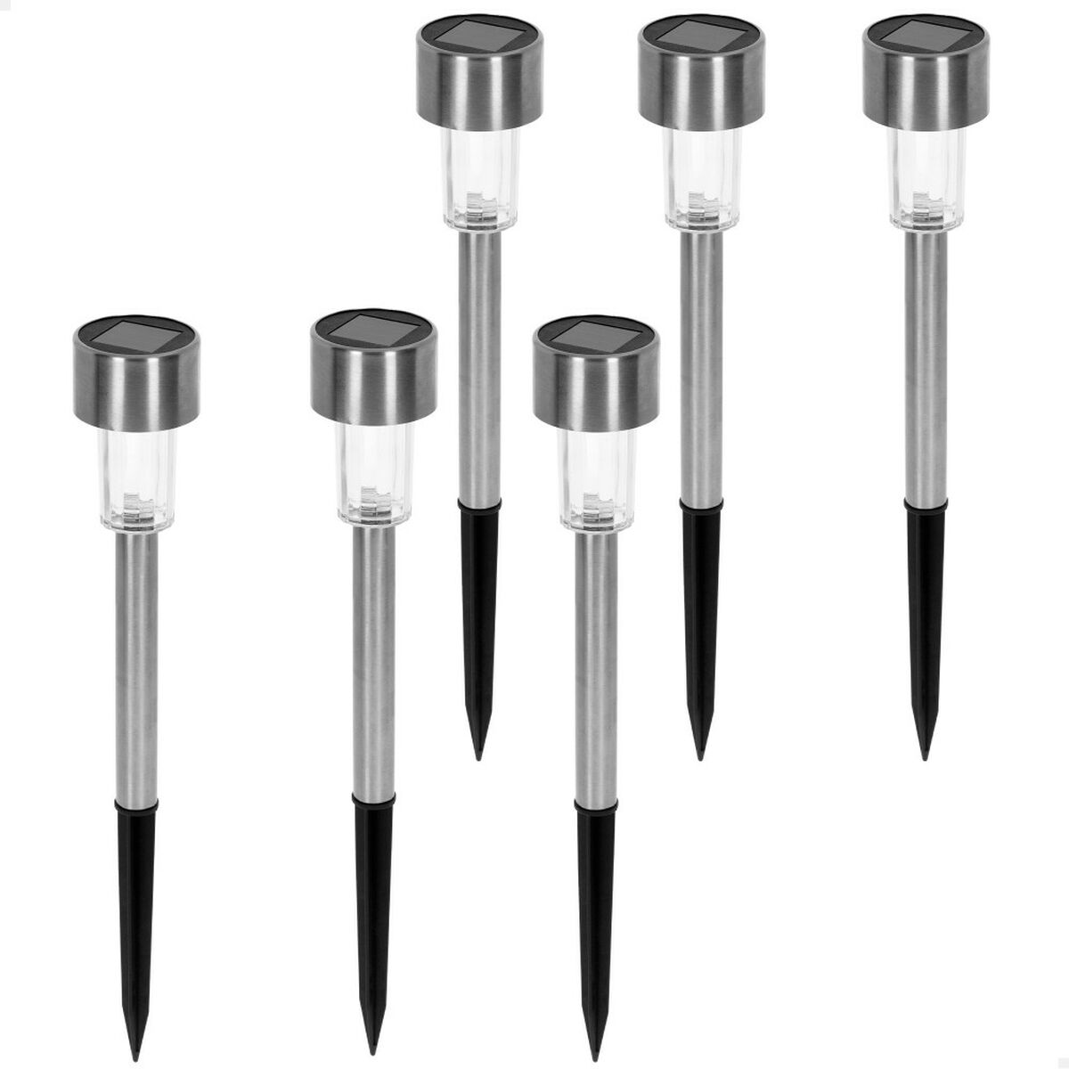 Puutarhan aurinkovalosetti Aktive 6 Kappaletta Muovinen 5,5 x 36 x 5,5 cm (6 osaa)