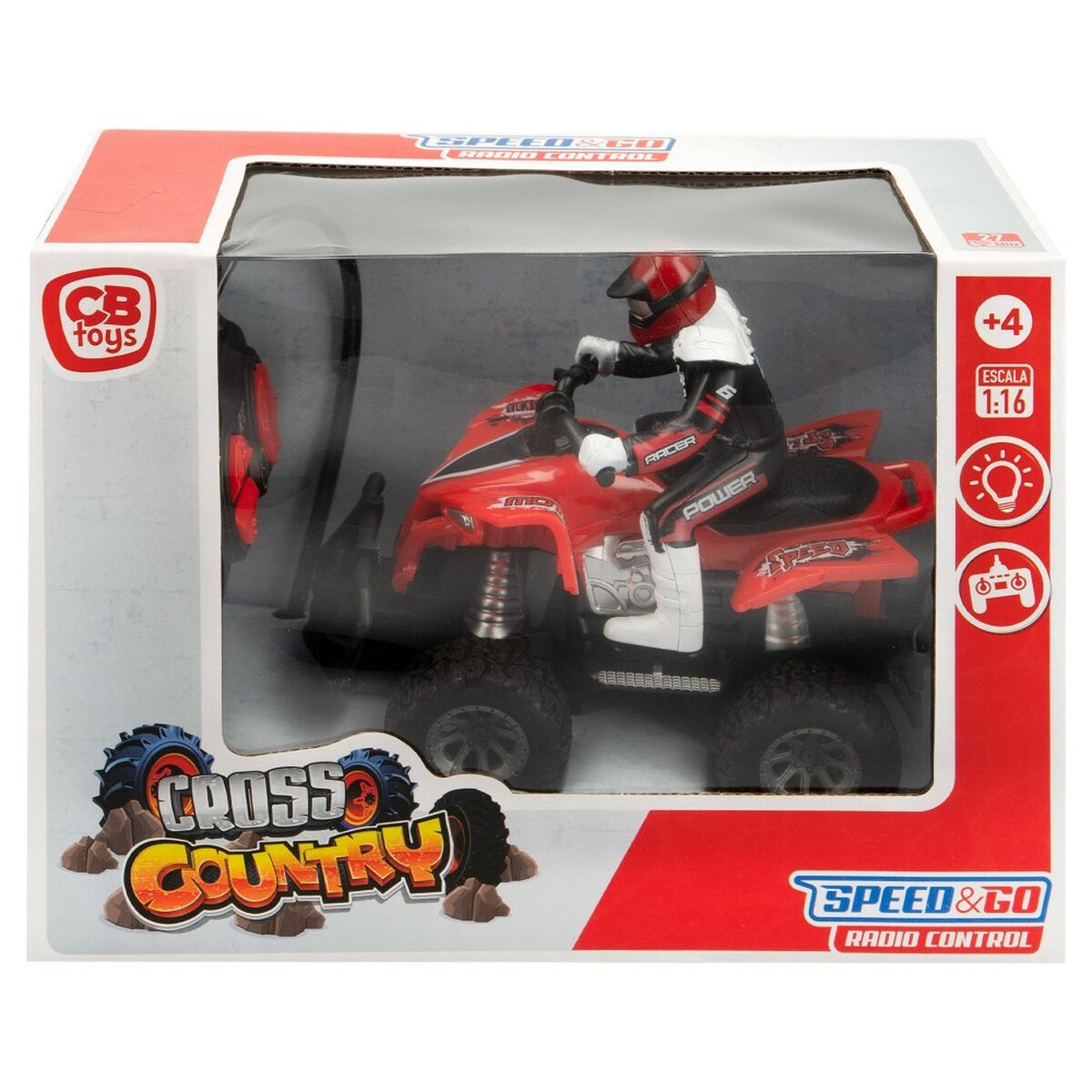 Kauko-ohjattava moottoripyörä Speed & Go (6 osaa)