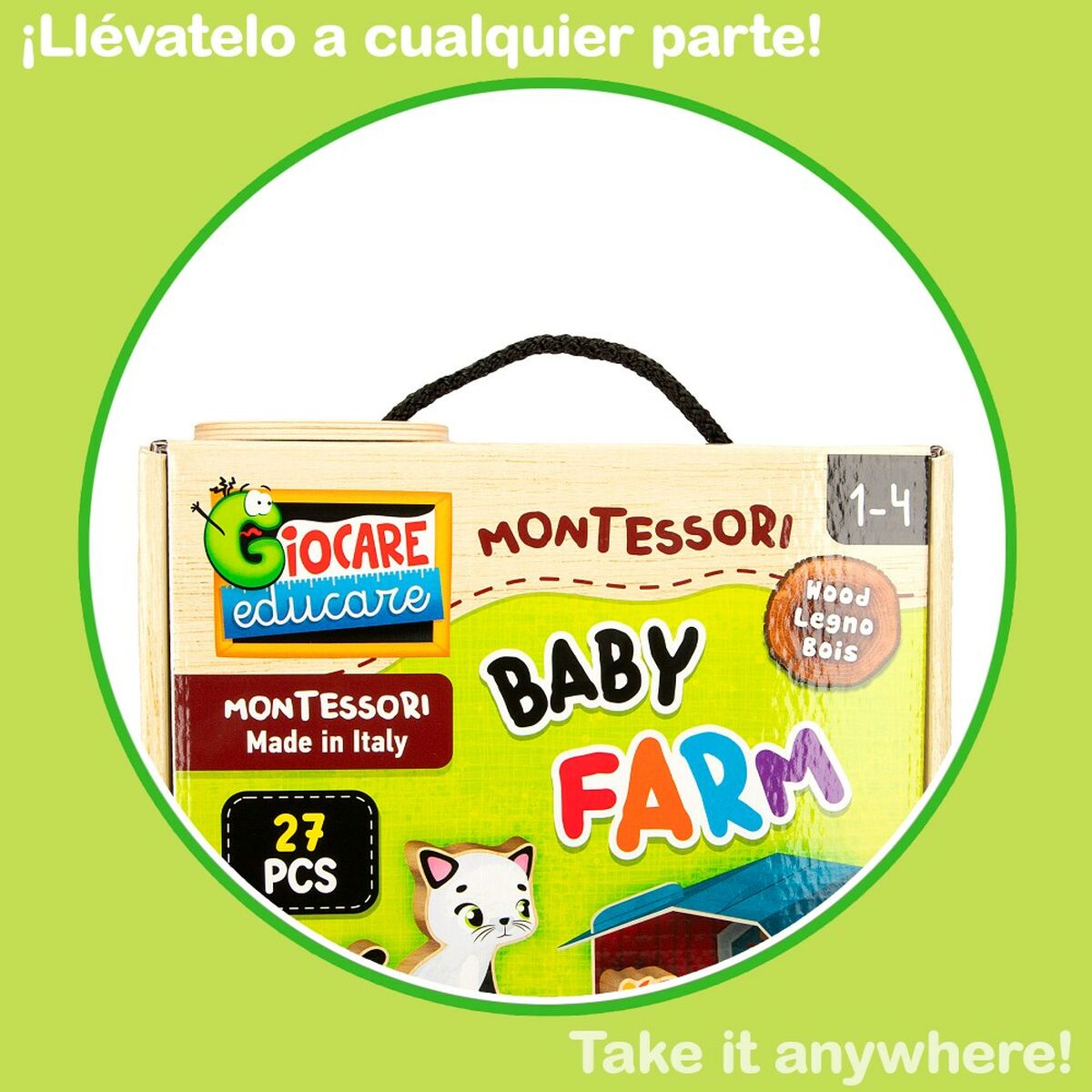 Lasten palapeli Lisciani farmi 27 Kappaletta 48 x 1 x 36 cm (6 osaa)