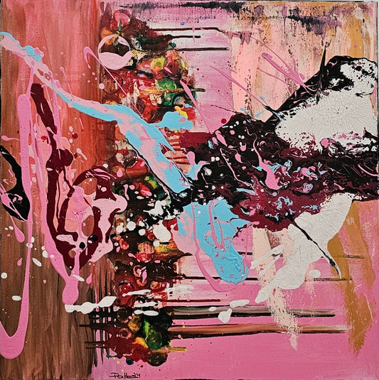 Springwalz – Akryylimaalaus 70×70 cm